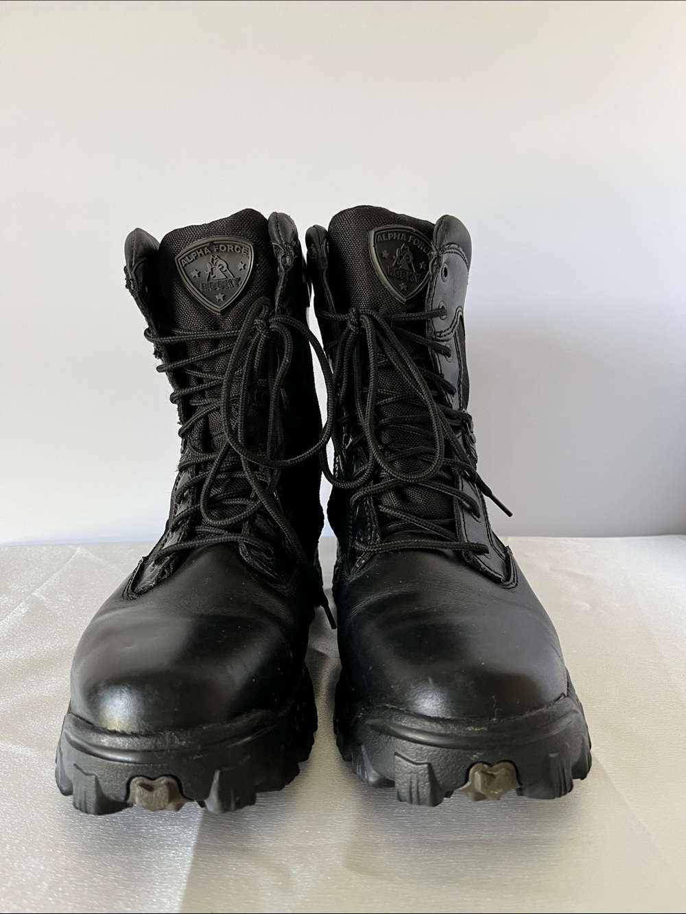 Rocky - Men's Black Lace-Up Tactical Boots - Size 9.5 M - Make An Offer